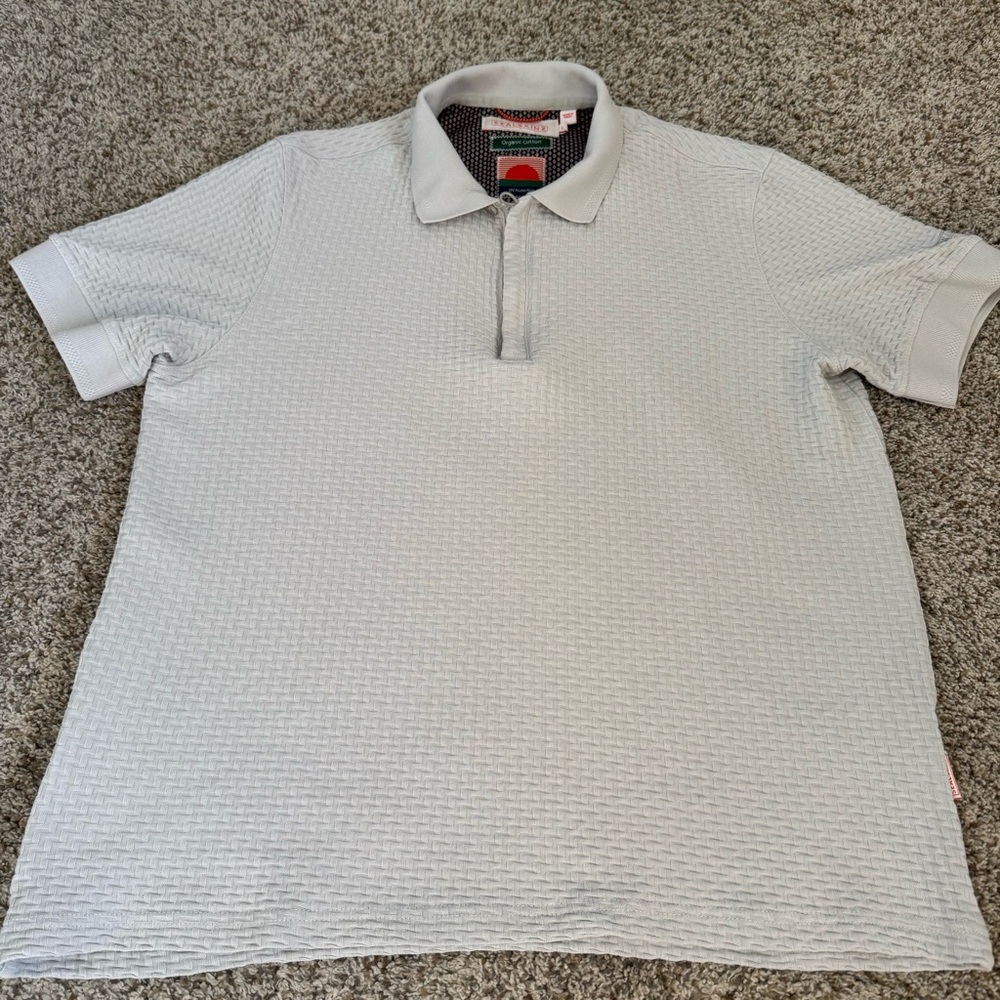 Sealskinz Barmer Textured Organic Cotton Polo - L
